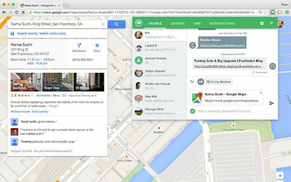 Pushbullet Best Google Chrome Extensions to Increase Productivity