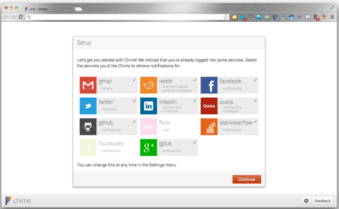Chime for Chrome