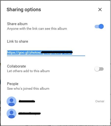 Shared-Album-Google-Plus-Options