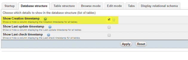 show-creation-timestamp-of-tables-in-phpmyadmin