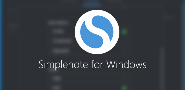 Simplenote for Windows