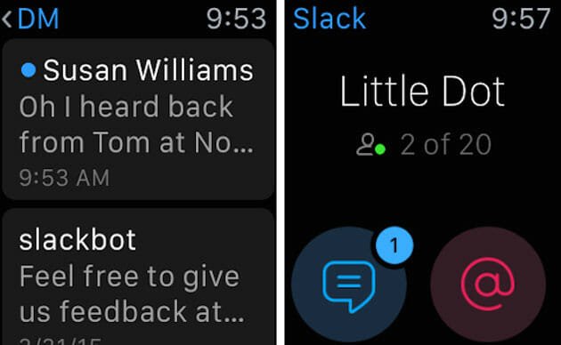 Slack for Apple Watch