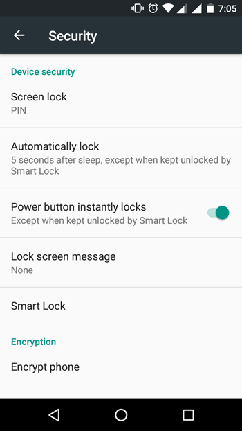Smart Lock on Android