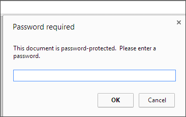 password protected pdf file