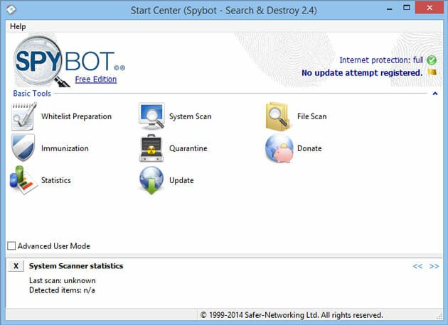 SpyBot-User-Interface