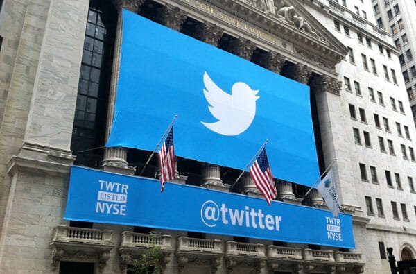 Twitter on New York Stock Exchange