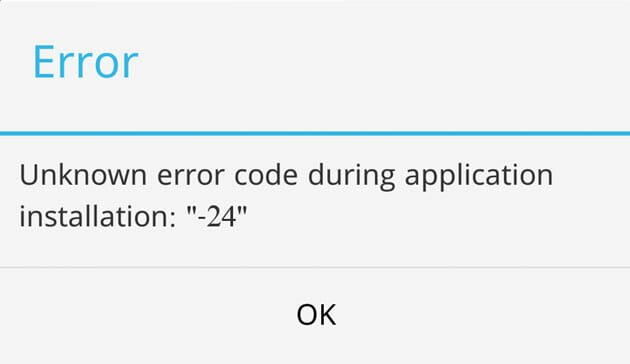 Unknown-error-code-24-google-play