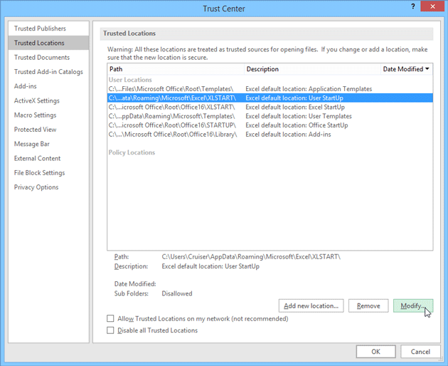 How To Open Excel Sheet At Startup In Excel 13 16