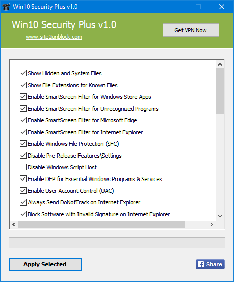 WIn10 Security Plus