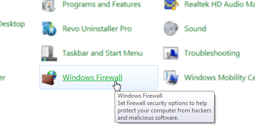 Windows-Firewall