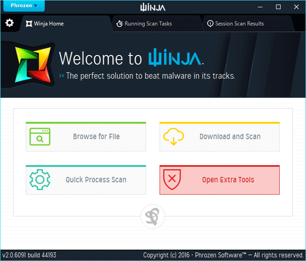 Winja Scans for Malware and Checks with VirusTotal