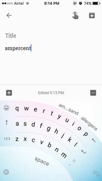 Word Flow keyboard for iOS