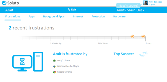 App Crash Report - Soluto