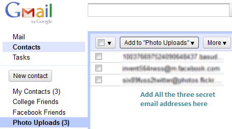 Create a Gmail group