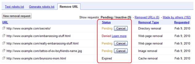 google-url-removal-tool