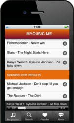 html5 mobile music app