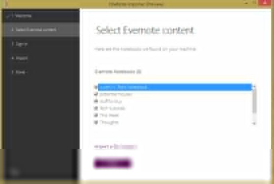import notes from everntoe to onenote