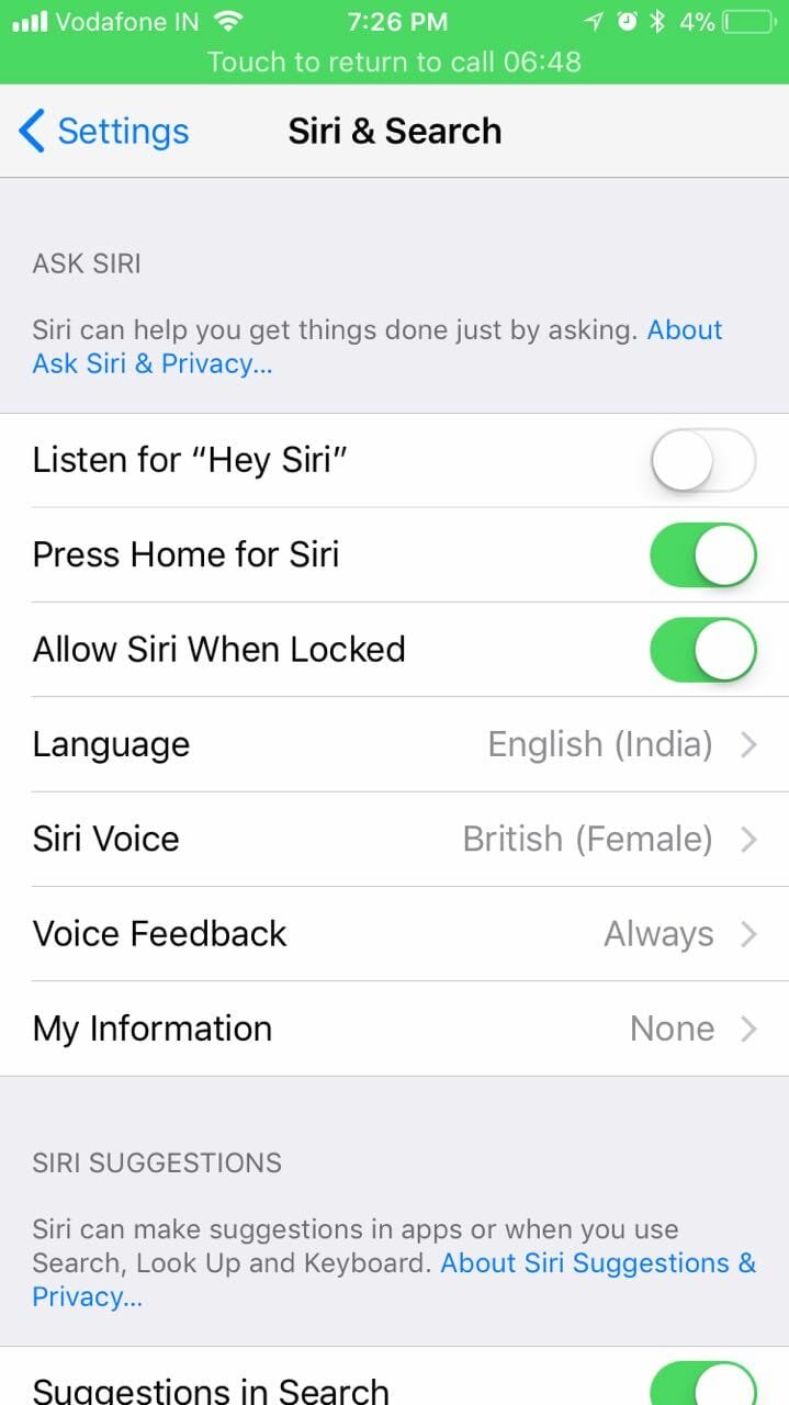 ios 11 battery drain - siri