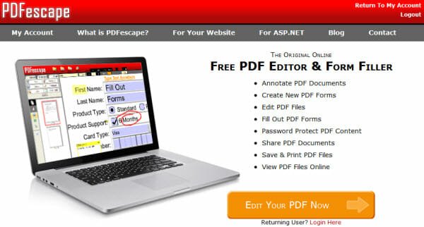 PDFESCAPEHOME