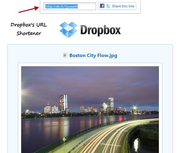 share-dropbox-files-short-url