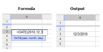 Converting a Date to Internal serial number in Google Docs