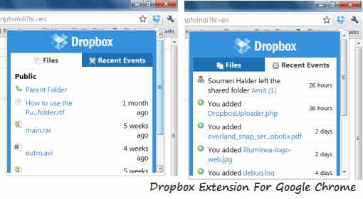 Dropbox Extension For Google Chrome