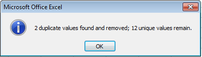 Remove repeating data in Excel rows and columns