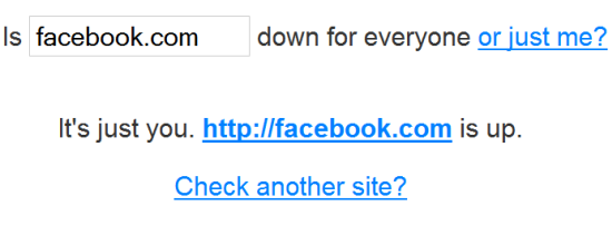 Facebook Down Or Not? Check Facebook.com availability