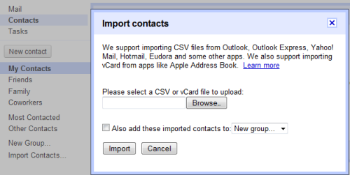 Import Facebook Contacts And Email addresses in Gmail