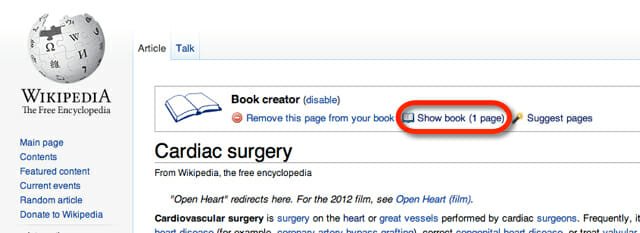 show_book_wikipedia_create ebooks from wikipedia articles