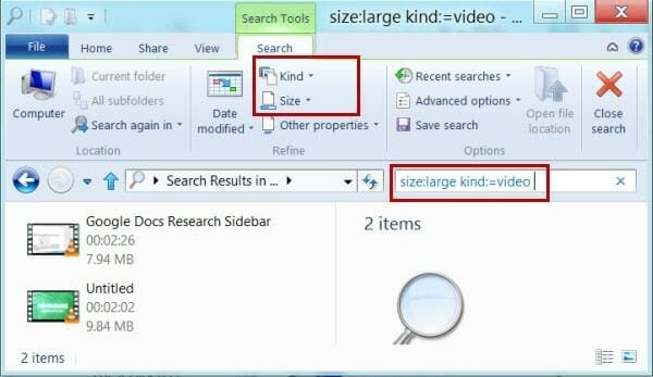 size-search-filter-windows7-combine-operators