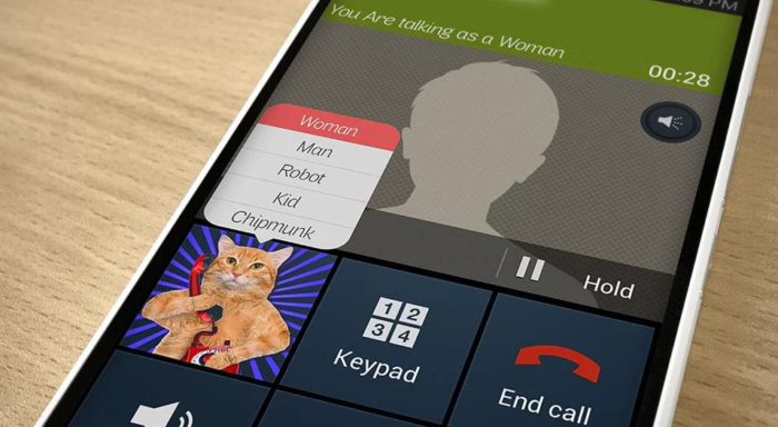voice changer while calling