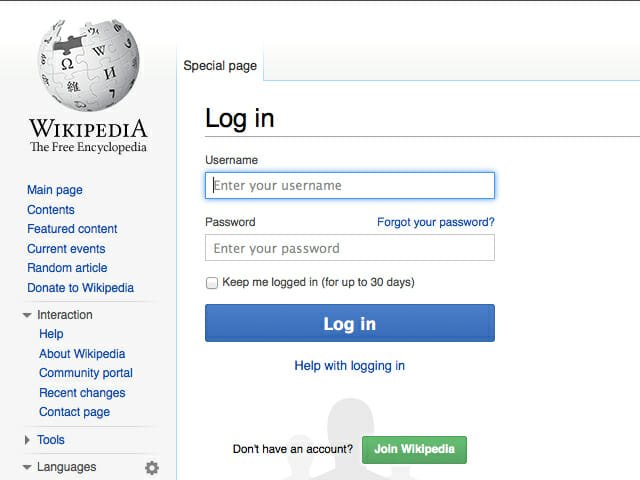 wikipedia_login_create ebooks from wikipedia articles